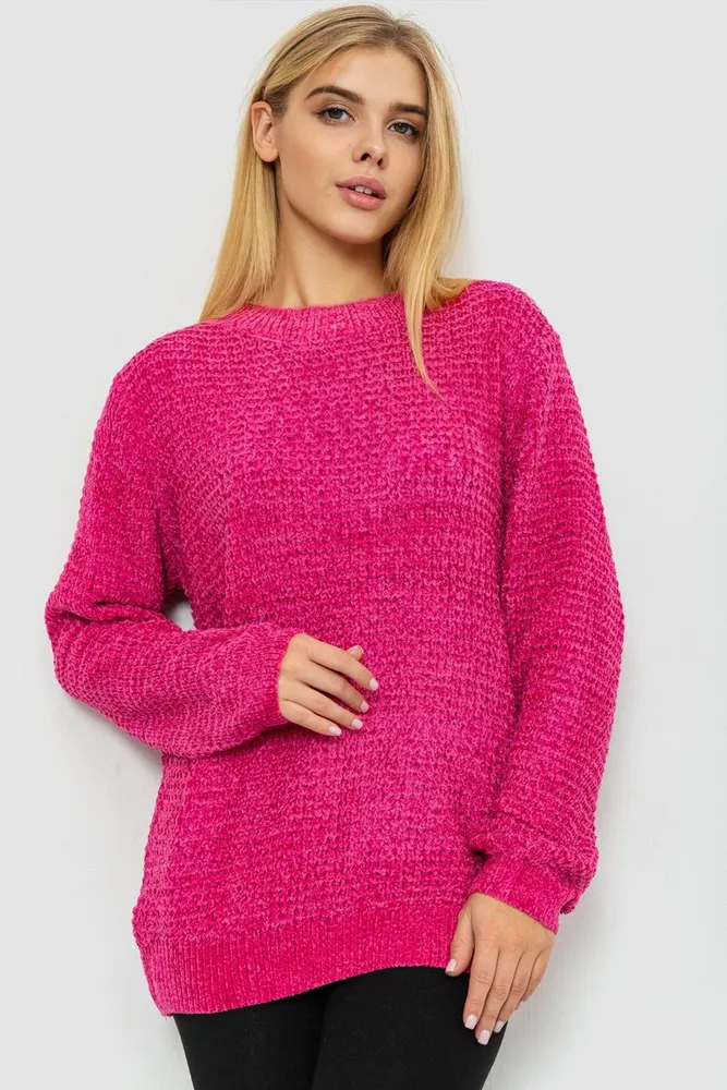 Купити Светр жіночий, колір малиновий, 221R20PCS01 оптом - Фото №2