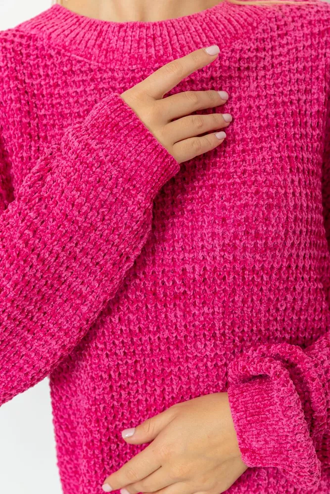 Купити Светр жіночий, колір малиновий, 221R20PCS01 оптом - Фото №6