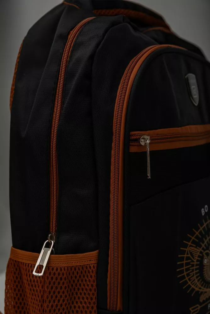 Купити Рюкзак шкільний, колір чорний, 243RB300-7 оптом - Фото №4