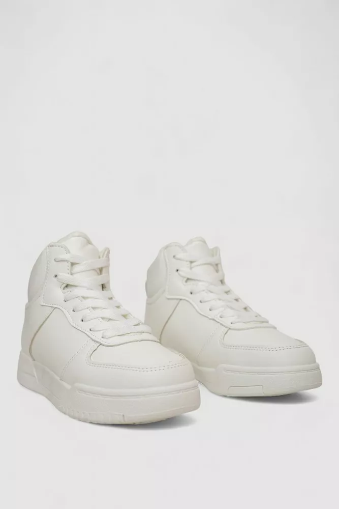 Купить Кроссовки женские зимние на меху, цвет белый, 248RAD06 оптом - Фото №3