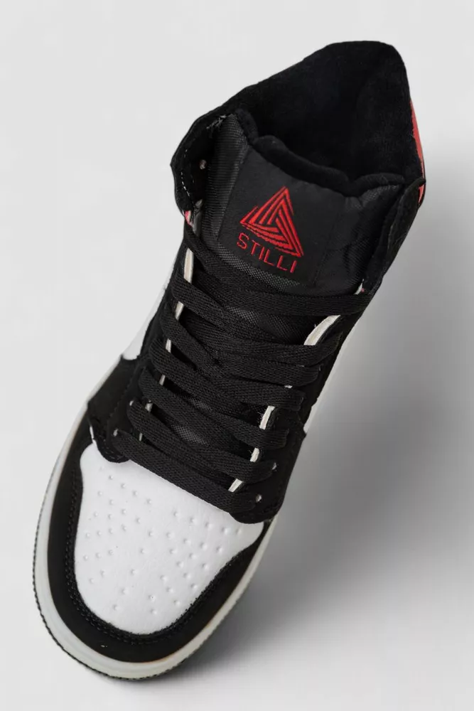 Купити Кросівки жіночі зимові на хутрі  -уцінка, колір біло-чорний, 248RHB470-U-2 - Фото №2