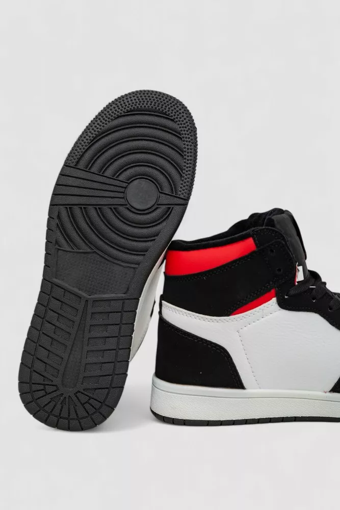 Купити Кросівки жіночі зимові на хутрі  -уцінка, колір біло-чорний, 248RHB470-U-2 - Фото №7