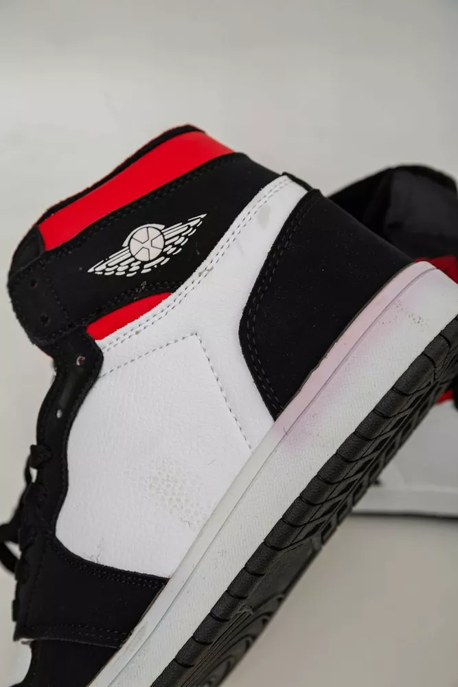 Купити Кросівки жіночі зимові на хутрі  -уцінка, колір біло-чорний, 248RHB470-U-2 - Фото №8