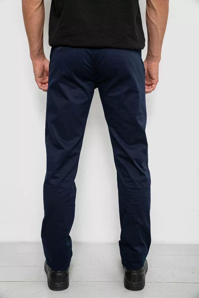 Купить Брюки мужские классические, цвет темно-синий, 243RXK39-5 - Фото №4
