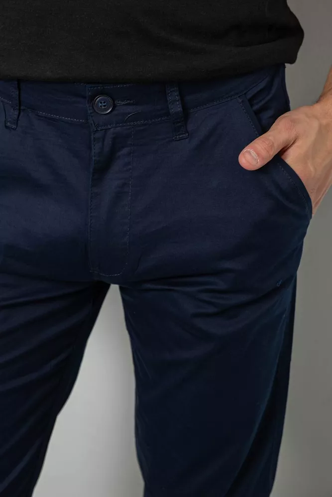 Купить Брюки мужские классические, цвет темно-синий, 243RXK39-5 - Фото №5