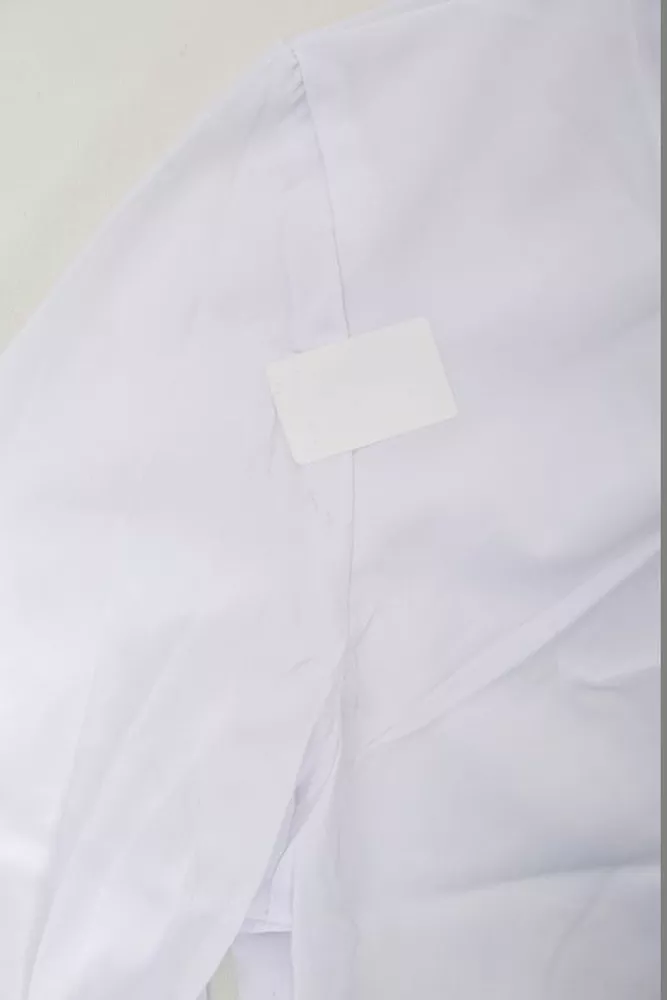 Купить Блуза однотонная  -уценка, цвет белый, 230R1122-3-U-12 - Фото №6