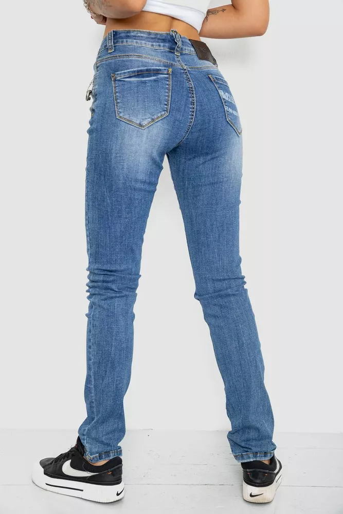 Купити Джинси жіночі, колір синій, 250R1027 - Фото №4