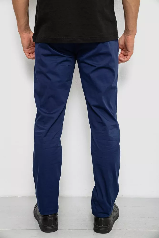 Купити Штани чоловічі класичні, колір синій, 243RXK39-5 - Фото №4
