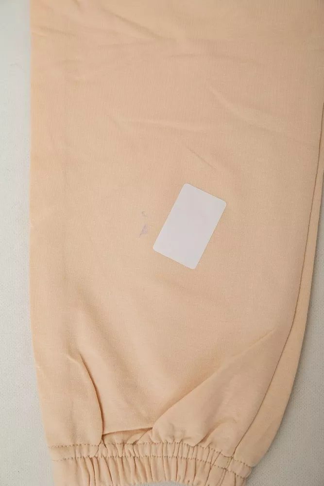 Купить Спортивный костюм женский двухнитка  -уценка, цвет бежевый, 214R1419-005-U-12 - Фото №7