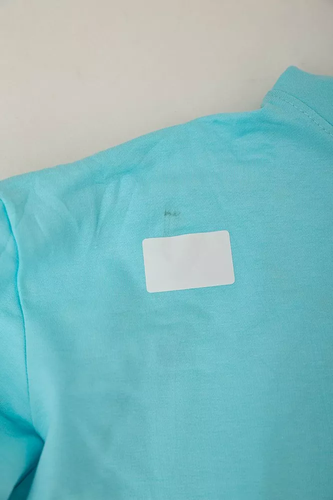 Купить Спортивный костюм женский двухнитка  -уценка, цвет голубой, 214R1419-007-U-8 - Фото №6