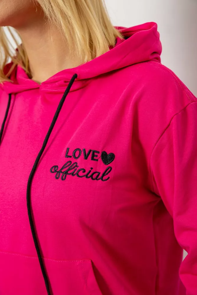 Купить Спортивный костюм женский двухнитка  -уценка, цвет розовый, 214R1419-005-U-11 - Фото №5