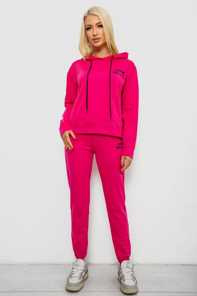 Купить Спортивный костюм женский двухнитка  -уценка, цвет розовый, 214R1419-005-U-11 - Фото №1