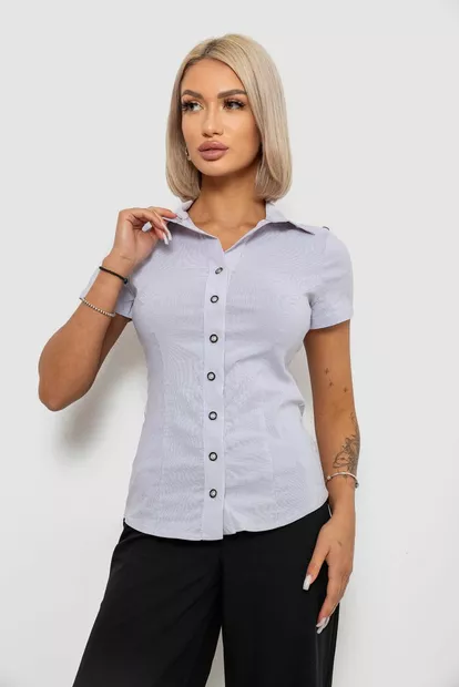 Сорочка класична в смужку, колір сірий, 230R668