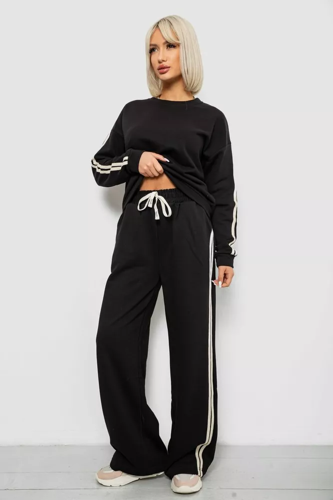 Купить Спортивный костюм женский, цвет черный, 244R1067AG - Фото №3