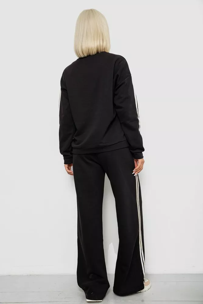 Купить Спортивный костюм женский, цвет черный, 244R1067AG - Фото №4