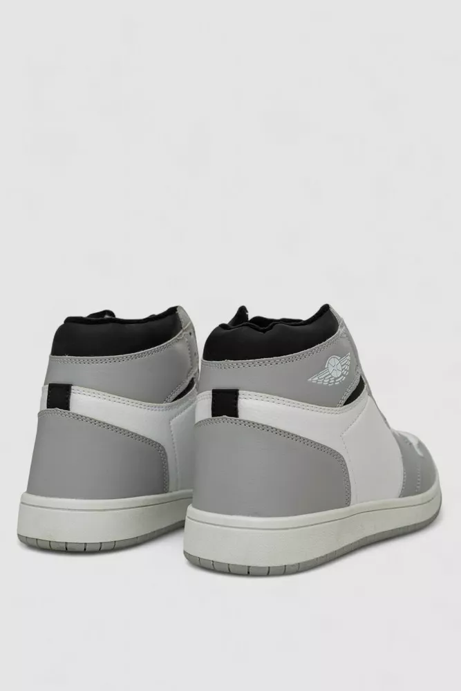 Купити Кросівки чоловічі зимові на хутрі, колір біло-сірий, 248RHB480 оптом - Фото №6