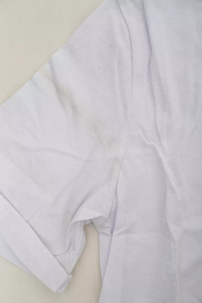 Купить Футболка женская с принтом  -уценка, цвет белый, 238R01632-U-1 - Фото №6