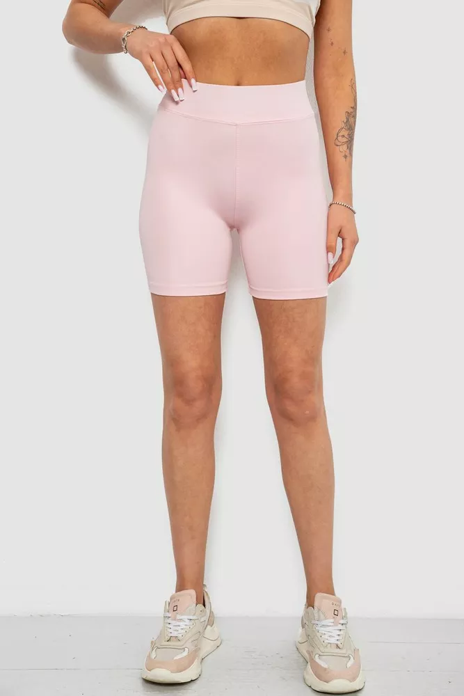 Купить Велотреки женские однотонные, цвет розовый, 214R920 оптом - Фото №1