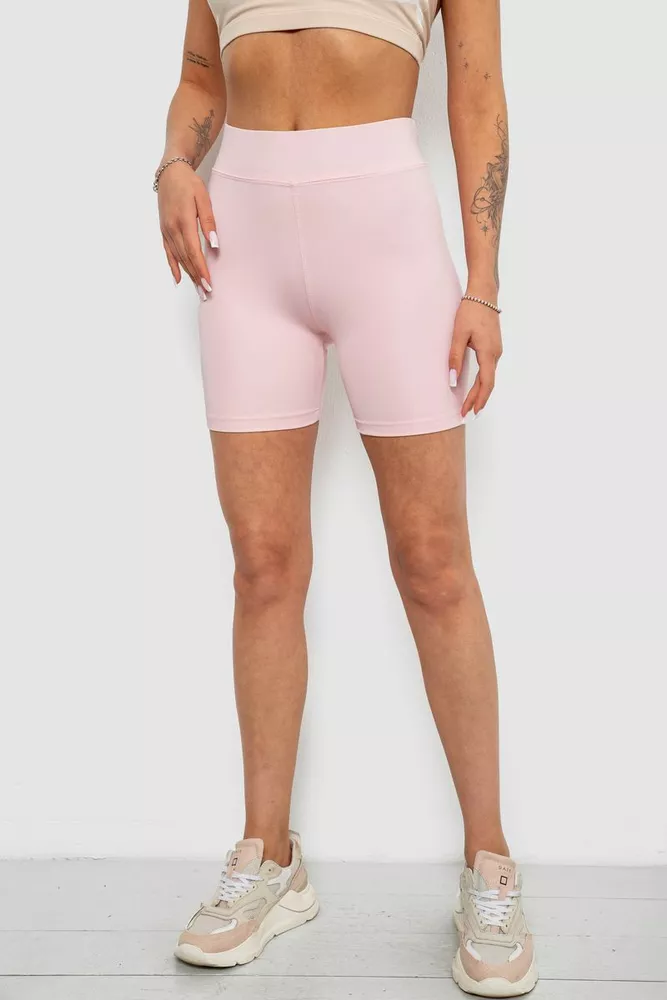 Купить Велотреки женские однотонные, цвет розовый, 214R920 оптом - Фото №3