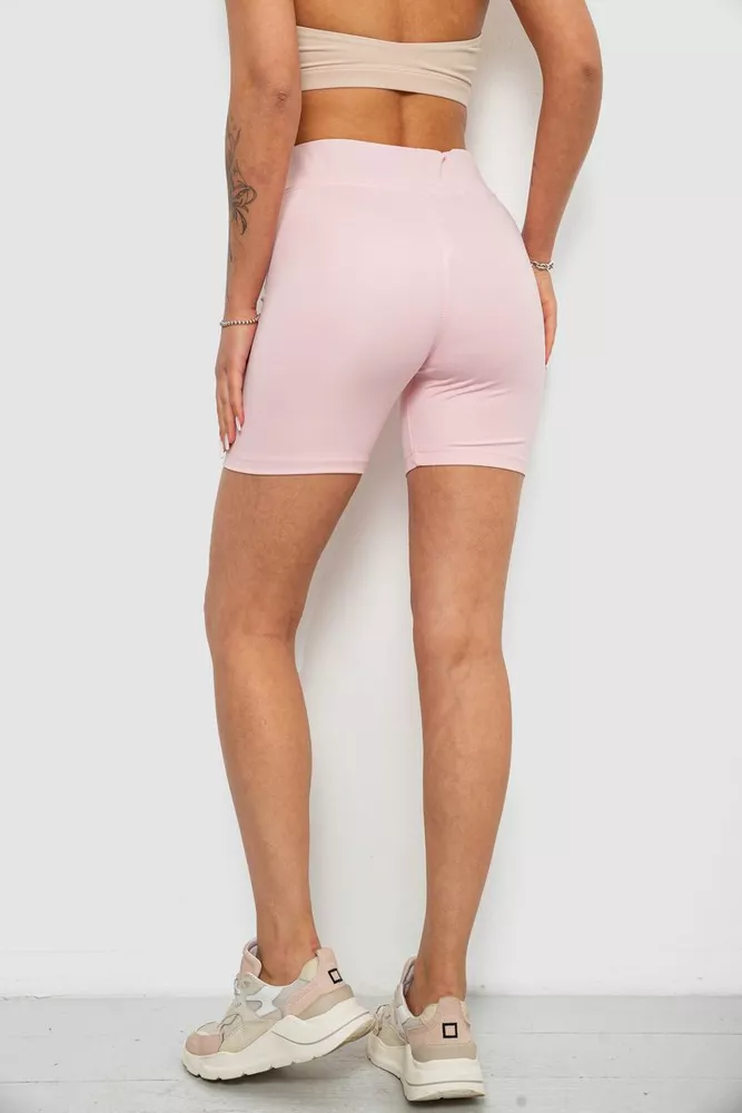 Купить Велотреки женские однотонные, цвет розовый, 214R920 оптом - Фото №4