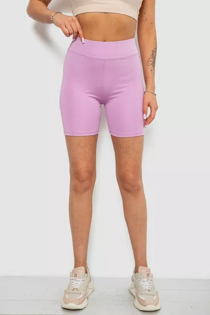 Велотреки жіночі однотонні, колір бузковий, 214R920