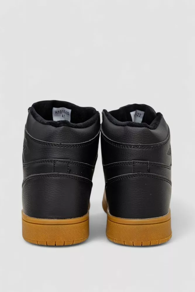 Купити Кросівки чоловічі зимові на хутрі  -уцінка, колір чорно-бежевий, 248RH1010-22-U - Фото №4