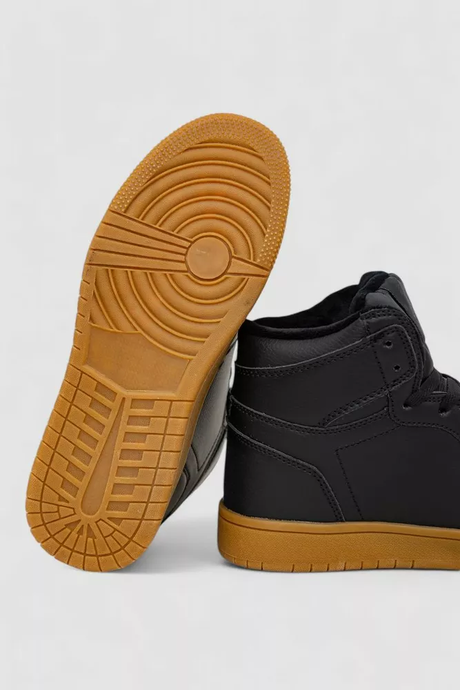 Купити Кросівки чоловічі зимові на хутрі  -уцінка, колір чорно-бежевий, 248RH1010-22-U - Фото №7