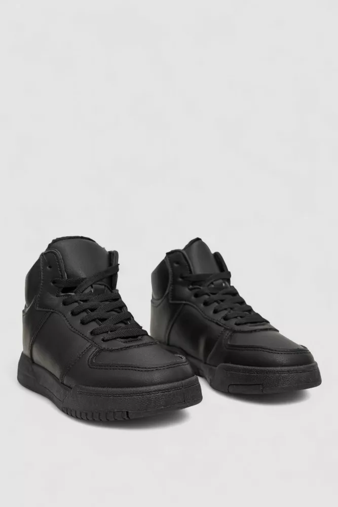 Купить Кроссовки женские зимние на меху  -уценка, цвет черный, 248RAD300-U - Фото №3