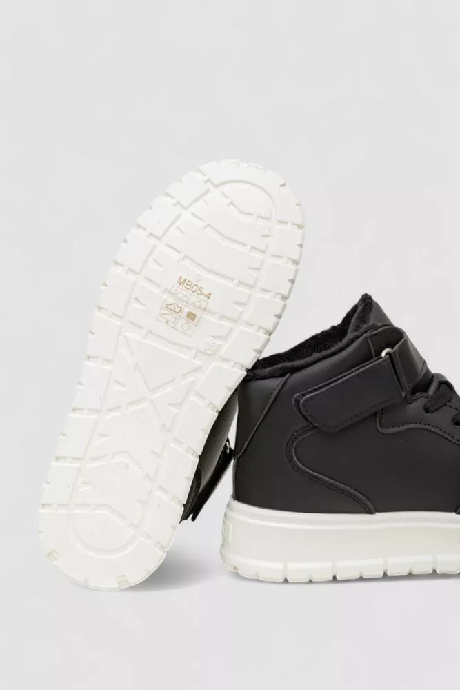 Купити Кросівки жіночі зимові на хутрі  -уцінка, колір чорно-білий, 248RMB05-U - Фото №7