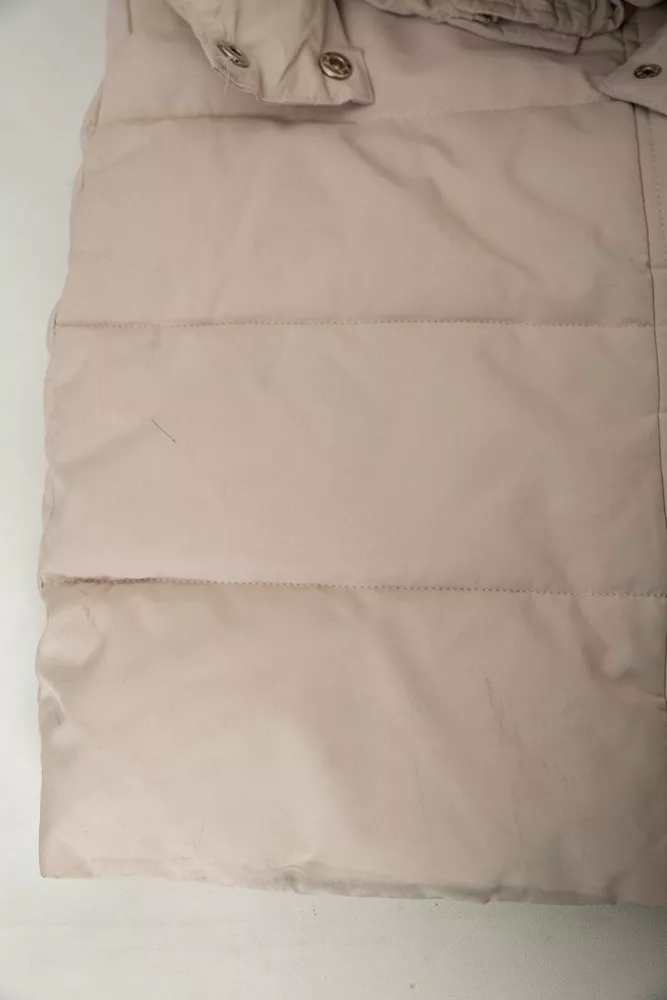Купити Куртка жіноча демісезонна  -уцінка, колір світло-бежевий, 207R006-U-6 оптом - Фото №8