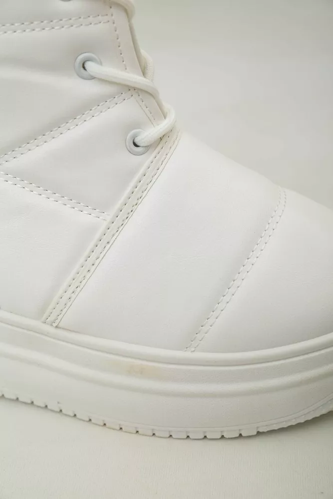 Купить Ботинки зимние женские на меху  -уценка, цвет белый, 248RAM017-U-4 - Фото №8