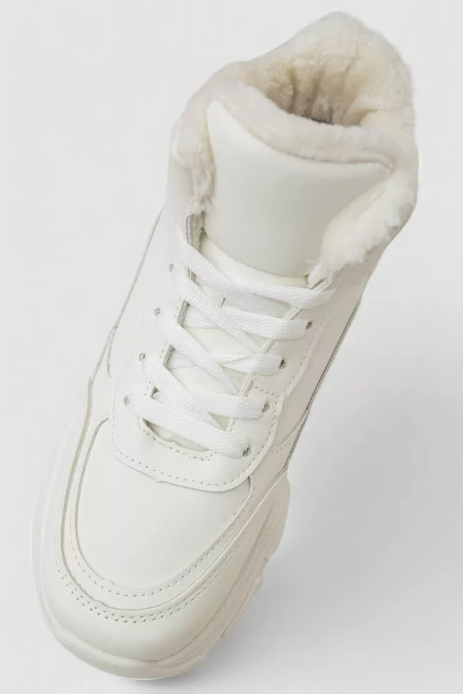 Купити Кросівки жіночі зимові на хутрі  -уцінка, колір білий, 248RDM08-U оптом - Фото №2