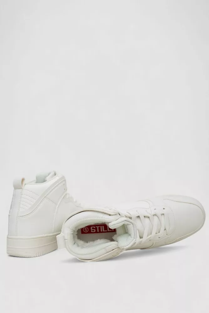 Купить Кроссовки мужские зимние на меху  -уценка, цвет белый, 248RCX698-U-4 оптом - Фото №5