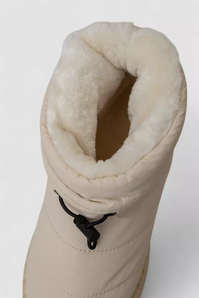 Купить Дутики женские зимние на меху  -уценка, цвет бежевый, 248RFM15-U - Фото №5