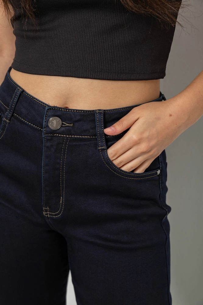 Купить Джинсы женские однотонные Skinny, цвет синий, 244R8911 - Фото №5