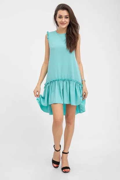 Сарафан бавовняний, м'ятний, 112R413