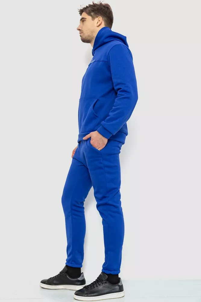 Купить Спортивный костюм мужской на флисе, цвет электрик, 238R57160 - Фото №4