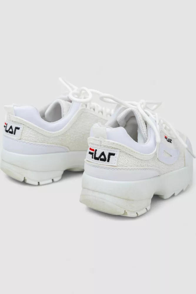 Купити Кросівки жіночі  -уцінка, колір білий, 243R4855-U-25 - Фото №4