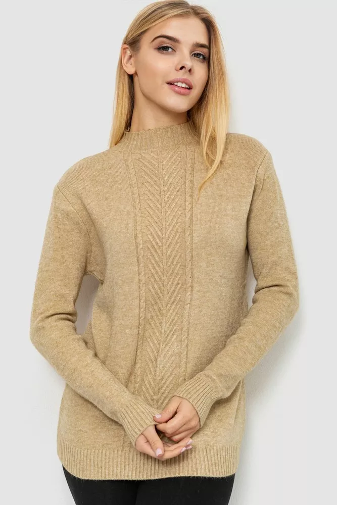 Купити Светр жіночий, колір оливковий, 221R20PCS10 оптом - Фото №1