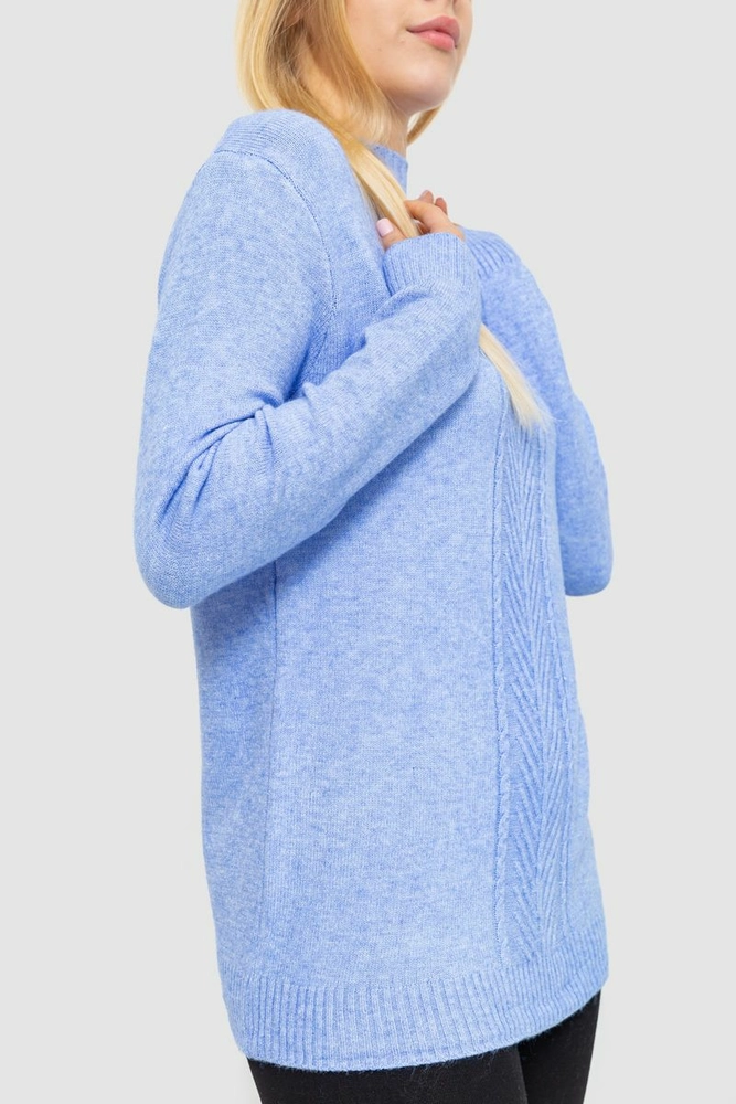 Купить Свитер женский, цвет голубой, 221R20PCS10 - Фото №3
