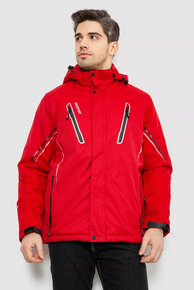 Купити Куртка чоловіча демісезонна з капюшоном, колір червоний, 244RZ-2519AL - Фото №1