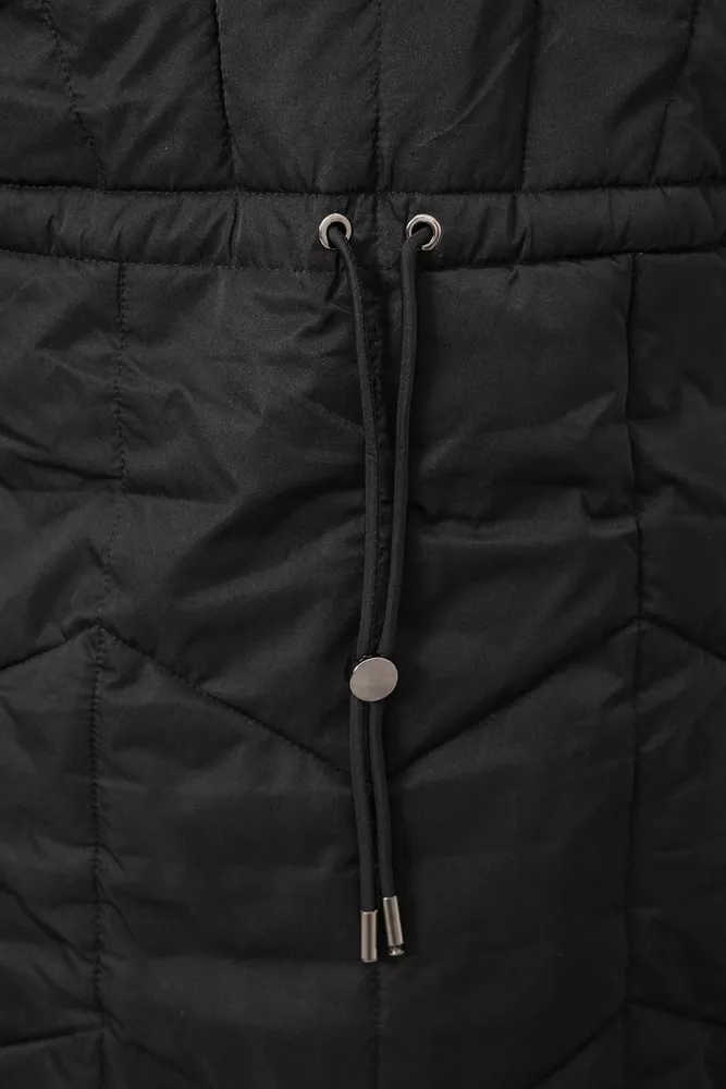Купить Куртка женская двусторонняя зимняя  -уценка, цвет черный, 244R24115-U-7 - Фото №5