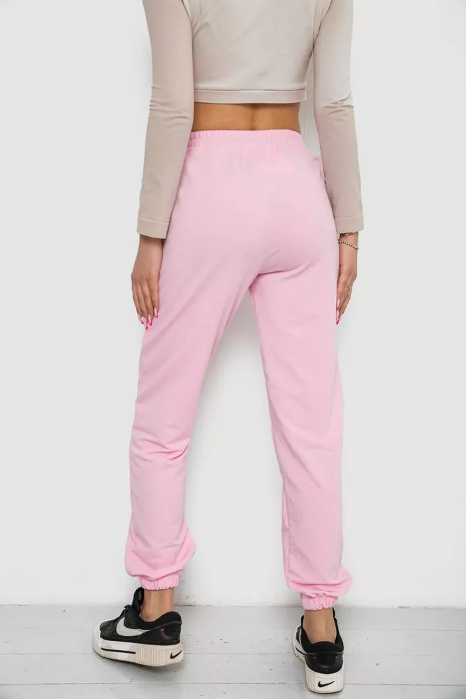 Купити Спортивні штани жіночі  -уцінка, колір рожевий, 238R121-U - Фото №4