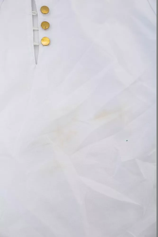 Купить Блуза однотонная  -уценка, цвет белый, 230R112-U-9 - Фото №6