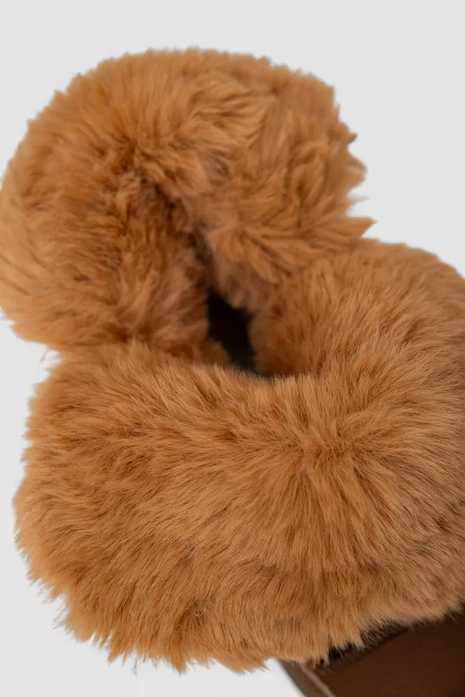 Купить Угги женские на меху, цвет коричневый, 243RBB - Фото №6