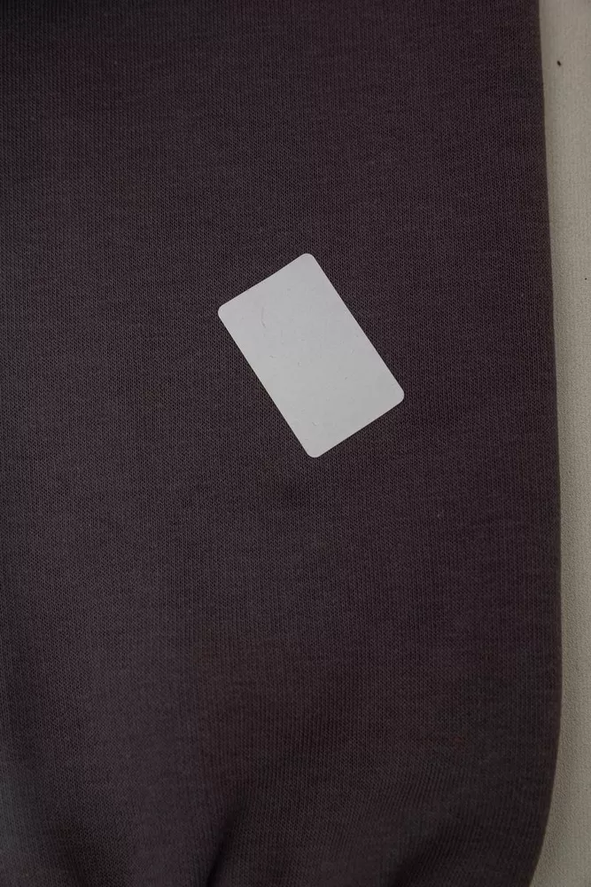 Купить Спортивный костюм женский на флисе на молнии  -уценка, цвет серый, 247R1060-U-42 - Фото №8