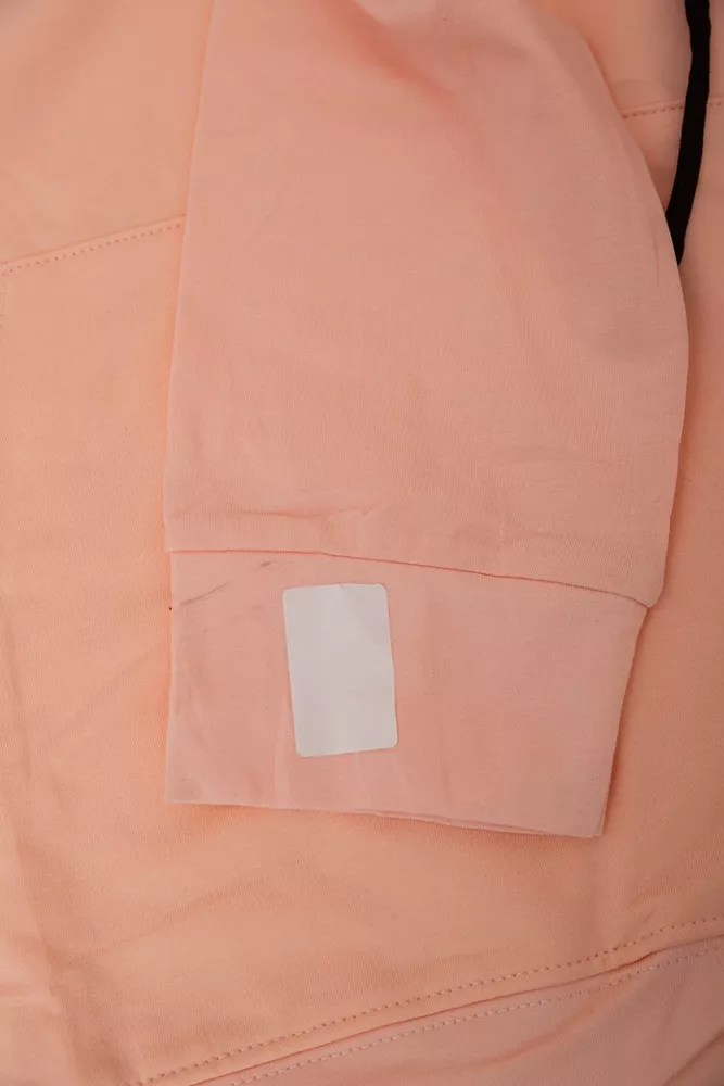 Купити Спортивний костюм жіночий двонитка  уцінка, колір персиковий, 214R1419-003-U-15 - Фото №7
