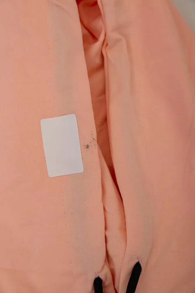 Купить Спортивный костюм женский двухнитка  -уценка, цвет персиковый, 214R1419-004-U-5 - Фото №7