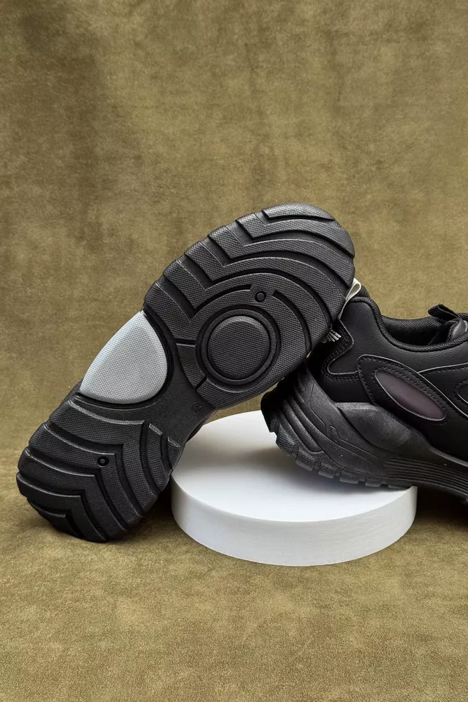 Купить Кроссовки мужские демисезонные, цвет черный, 243RHK16-1F - Фото №5