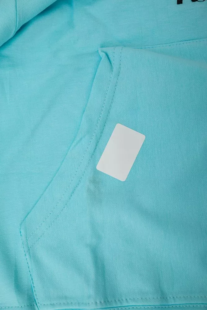 Купить Спортивный костюм женский двухнитка  -уценка, цвет голубой, 214R1419-007-U-12 - Фото №6